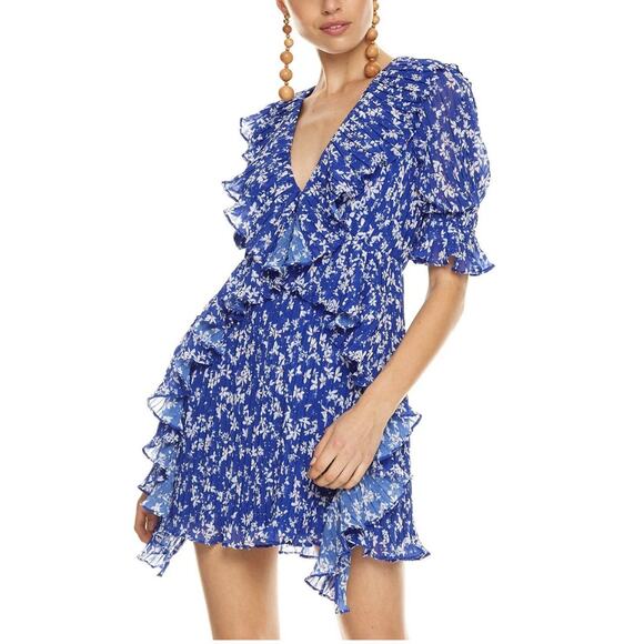 La Maison Talulah Dresses & Skirts - LA MAISON TALULAH-MEDITERRANEAN MINX Pleated Mini Dress Size M